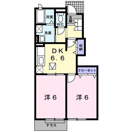 斎宮駅 徒歩10分 1階の物件間取画像